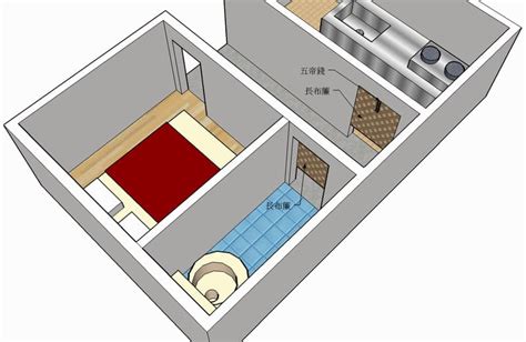 廁所門對冰箱